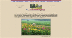 Desktop Screenshot of culverfarmdaylilies.com